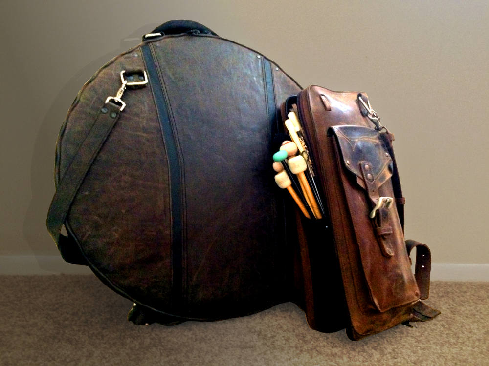 Anthology Gear cymbal and stick bags.
